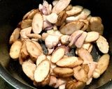 鶏とゴボウの炊いたん作り方2写真