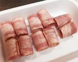 簡単プチッとおつまみ！ベーコントマト焼き作り方5写真