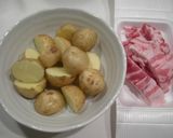 新じゃがと豚バラ肉のコチュジャン煮作り方1写真
