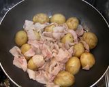新じゃがと豚バラ肉のコチュジャン煮作り方2写真