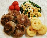 合挽き肉!蓮根ハンバーグ作り方4写真