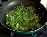 ノンオイル！ピーマンとひき肉の酒蒸し☆作り方3写真