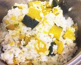 もち麦入りかぼちゃご飯☆鍋・炊飯器でも作り方6写真