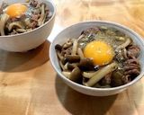 ぶなしめじたっぷり牛すき丼作り方11写真