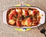 ポタージュの素で簡単*トマトパングラタン作り方5写真