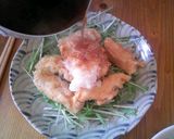 トリムネ肉の唐揚げ☆大根おろしつゆ作り方6写真