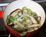 白だしで味付け☆焼き茄子の椎茸オクラたれ作り方5写真