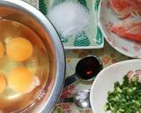 糖質制限かにかまと小ねぎの卵焼き作り方1写真
