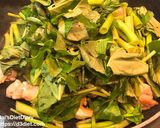 空芯菜と鶏モモのオイスター炒め作り方2写真