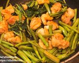 空芯菜と鶏モモのオイスター炒め作り方3写真