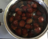 伝統の味！栗の渋皮煮作り方1写真