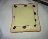 レーズン＆チーズトースト作り方1写真