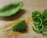 だしがら昆布で♪ゴーヤとおかか昆布の佃煮作り方1写真