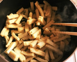 【冷凍・自解可】簡単☆揚げと大根菜の煮物作り方3写真