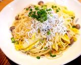 鯖缶とねぎの和風パスタ作り方10写真