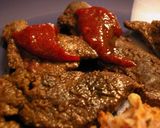 焼きレバーやかりかり玉ねぎやポテート作り方2写真