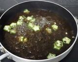 オクラとすだちのもずくスープ作り方3写真