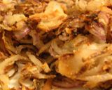 焼きレバーやかりかり玉ねぎやポテート作り方5写真