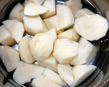 我が家の定番☆お好み焼き風ホットポテサラ作り方1写真