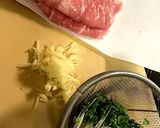 豚しゃぶのおろし煮作り方1写真