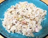 炊飯器使用 ガーリック焼きおにぎり作り方8写真