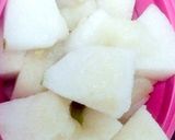 電子レンジで簡単✨梨のはちみつ生姜煮作り方1写真