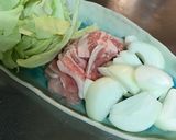 豚肉とキャベツの辛味噌炒め作り方1写真