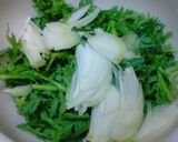 生でもイケる♪春菊のサラダ作り方2写真