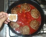 煮込みハンバーグ♪簡単カレー味ソース作り方10写真