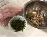 出汁をとったあとの昆布とゴボウのきんぴら作り方1写真