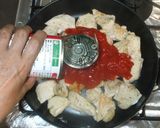 マーボー鶏♪カレー風味簡単トマト缶で作り方7写真