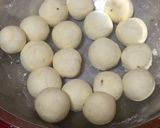 月見団子♡パエリアカレー味作り方5写真