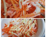 人参嫌いも食べる☆人参たまねぎ焼き作り方3写真