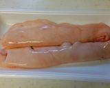 秋鮭白子の甘辛煮。作り方1写真