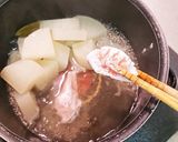 大根とササミのコンソメ治部煮作り方3写真