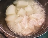 大根とササミのコンソメ治部煮作り方4写真
