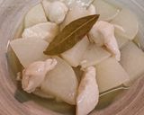 大根とササミのコンソメ治部煮作り方5写真