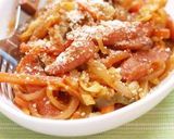 キャベツのナポリタン炒め作り方5写真