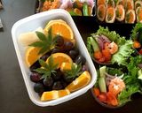 運動会 お弁当 盛り付け作り方14写真