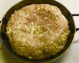 熱々冷めにくい！！スキレットでつくね作り方2写真