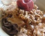 あったか〜い梅納豆蕎麦作り方2写真