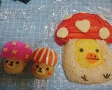 『きのこ♪リラックマ』秋弁当♡キャラ弁作り方11写真