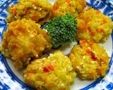 ▲元気でます♪大和芋と豆腐のほちゃ揚げ▲作り方6写真