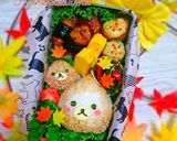 『お月見だんご♪リラックマ』秋弁当♡作り方9写真