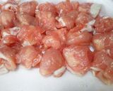 ◆豚薄切り肉でふんゎり肉団子風　酢豚◆作り方1写真
