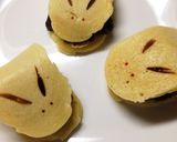 お月見に。ウサギどら焼き作り方5写真