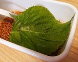 大葉とエゴマの葉のピリ辛韓国風漬物☆作り方3写真