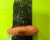 お弁当におつまみに♡焼きたらこ海苔巻き♬作り方2写真