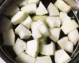冬瓜と鶏肉のとろみ汁作り方2写真