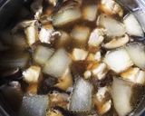 冬瓜と鶏肉のとろみ汁作り方3写真